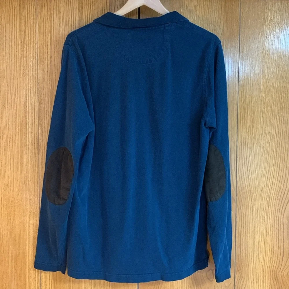 ✨Chaps Blue QuarterZip‎ Sweater Men's Size Medium